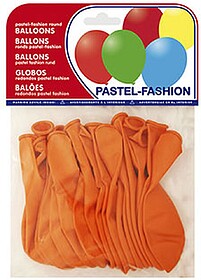 26008 (20008) : Baloes pastel laranja bolsa de 20 unidades B...