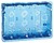 Caixa 500 Cima Parede Embutir 3 Elementos Duplos G-65345 - imagem 1