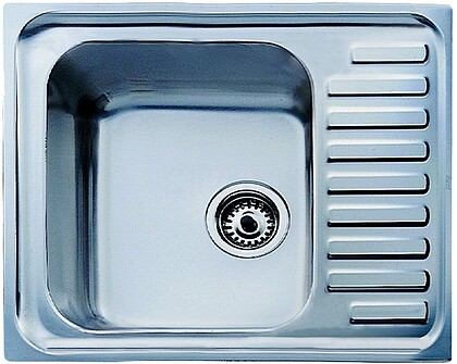 LAVA LOUÇA TEKA - CLASSIC 1C - INOX : MEDIDA EXTERNA 650X500MM - APLICAÇÃO ENCASTRAR - MÓVEIS 50CM - INOX