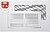 Rejilla C/Mosq Alum 0,6 Branco Lacado 10X20 (G) 87522 - imagem 1