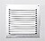Rejilla S/Borde Alum 0.6 Natural 15X15 - imagem 1