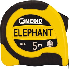 19931 FLEXÓMETRO ELEPHANT BIMATERIAL 5 m x 19 mm