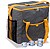 Geleira Tipo Bolsa 21 l Desenho Texano Cinzento com Borda, Alças e Cinta Laranja, 31,7 x 20 x 33 cm 73286 - imagem 1