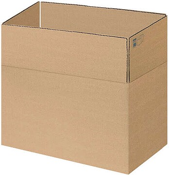 Dois Cajas de Embalagem de 4 Abas - Medidas 500x340x310mm - Cartão de Canal 3mm - Resistente e Durável - Ideal para Envios e Armazenamento DO16053