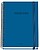 Dohe Colour Vives Caderno Espiral A5 100 Folhas Quadriculadas 5mm - Capa Dura Impressa a Cores e Plastificada em Brilho - Faixas de Cor - Fecho de Borracha - Azul DO51886 - imagem 1