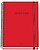 Dohe Colour Vives Caderno Espiral A5 100 Folhas Quadriculadas 5mm - Capa Dura Impressa a Cores e Plastificada em Brilho - Faixas de Cor - Fecho de Borracha - Cor Vermelho DO51887 - imagem 1
