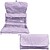 Dohe Serenity Estojo Duplo - Aba com Bolso Interior - Fecho de Correr - Janelas Transparentes - Poliéster - 22x11x6cm - Cor Roxa DO52254 - imagem 1