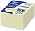 Cubo de Notas Reposicionáveis Dohe de 400 Folhas - Tamanho 75x75mm - Papel de 75gr - Ideal para Escritório e Escola - Cor Amarelo Claro DO75007 - imagem 1