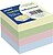 Cubo de 400 Notas Reposicionáveis Dohe - Tamanho 75x75mm - Papel de 75gr - Ideal para Escritório e Escola - Cores Pastel Sortidas DO75010 - imagem 1