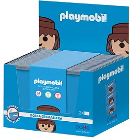 Expositor Dohe Playmobil com 24 Bolsas Fabricadas em EVA Tra...
