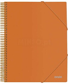 Dohe Pasta com 20 Envelopes Tamanho A4 - Tampa de Polipropil...