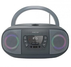 BOOM-GO-G Rádio CD Fonestar boom - go - g USB cinzento
