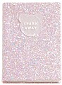 Miquel Rius Back2Fun Caderno Encolado com Capa de Purpurina Rosa e Patch de Silicone - 96 Folhas Lisas de Papel 100 g/m² MR8282