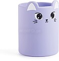 Porta Lápis Silicone Redondo Wildly Gatinha B2F13319