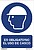 Sinal Uso Obrigatório “É Obrigatório o Uso de Casco” (PVC 0.7MM) 30X40CM 08963 - imagem 1
