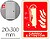 RJ : Archivo 2000 6171-02H RJ señal de información Carta Vermelho PVC 125 pieza(s) - imagem 1