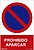Sinal Proibido “Proibido Estacionar” (PVC 0.7MM) 30X40CM 08990 - imagem 1