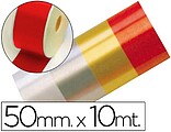 6 x Fita fantasia vermelha 10mtx50mm Fita fantasia vermelha 10mtx50mm 2410-20