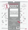 Finocam Chic Calendário de Parede - Anual 2027 - Vista Mensal - 300x300mm - Espiral Dupla - Papel de 120g/m2 - Espaço para Escrever - Cor Branca 787007327