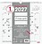 Finocam Chic Calendário de Parede - Anual 2027 - Vista Mensal - 300x300mm - Espiral Dupla - Papel de 120g/m2 - Espaço para Escrever - Cor Branca 787007327 - imagem 1