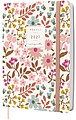Finocam Moniquilla Agenda Profissional - Anual 2027 - 1 Dia por Página - Formato A5 - 148x210mm - Borracha Elástica - Fita de Ponto - Capa Mole de PU - Cantos Microperfurados - Papel de 80g/m2 - Cor Rosa 770150427