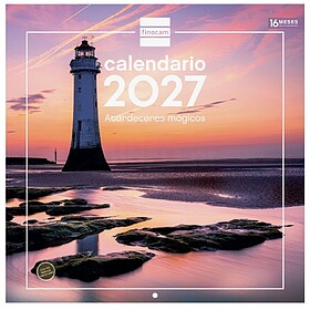 Finocam Atardeceres Magicos Calendario de Pared - 16 Meses 2...
