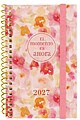 Finocam Trendy Design Collection Agenda Anual 2027 - Semana Vista Horizontal - Formato E3 - 79x127mm - Espiral - Capa de Polipropileno - Esquinas Microperfuradas - Papel de 80g/m2 - Multicolor 742202827