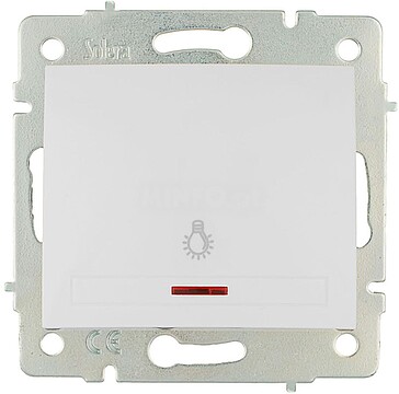 BOTÃO DE LUZ LUMINOSO 10A 250V S.EUROPA SOLERA 42909