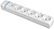 Base Múltiple de 5 Tomadas 2P+T, 16A 250V. com Interruptor Luminoso. 8005PIL Solera G-41112 - imagem 1