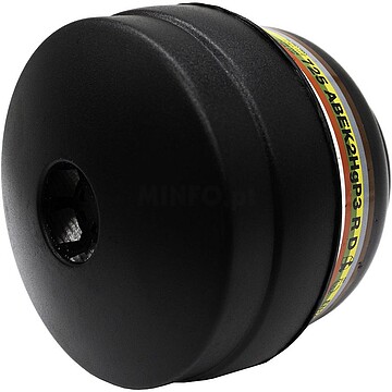 92337 Filtro para máscara de proteção abek2hgp3 r, reutilizável, modelo 725, rosca rd40 G-92337