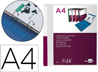 KG47 : Carpeta liderpapel canguro 2 anillas 25 mm mixtas pol...
