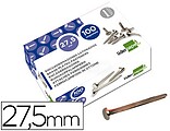 Ataches Encadernacao Liderpapel, Caixa de 100, N.6 27,5 MM FS14