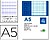Bloco de Apontamentos Liderpapel Din A5 80 F Quadriculado - imagem 1