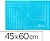 Placa de corte liderpapel din a2 3mm espessura cor azul Placa de corte liderpapel din a2 3mm espessura cor azul PQ03 - imagem 1