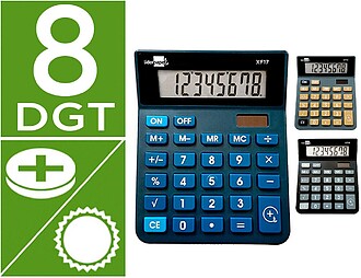 XF19 : Calculadora liderpapel de secretaria xf19 8 digitos s...