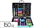 Set de pintura liderpapel aluminio 150 pecas mala 37,8x29,7x4,6 cm Set de pintura liderpapel aluminio 150 pecas mala 37,8x29,7x4,6 cm SX03 - imagem 1