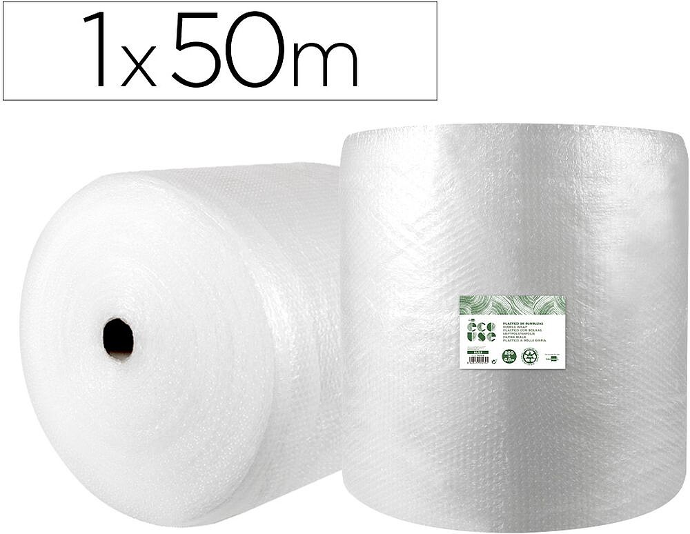 Plastico com bolhas liderpapel ecouse 1x50m 30% de plastico reciclado Plastico com bolhas liderpapel ecouse 1x50m 30% de plastico reciclado BU25
