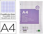 Recarga liderpapel a4 200+50 folhas 90 gr quadricula 4 mm com margem 4 furos Recarga liderpapel a4 200+50 folhas 90 gr quadricula 4 mm com margem 4 furos RE08