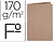 50 x Classificador kraft, tamanho folio, 345 x 235 mm Classificador kraft, tamanho folio, 345 x 235 mm SC23 - imagem 1