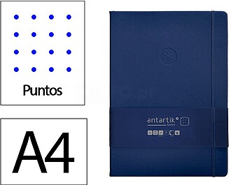 TW14 : Caderno com elastico antartik capa dura a4 folhas pon...
