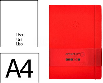 TW25 : Caderno com elastico antartik capa dura a4 folhas lis...