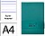 Caderno com elastico antartik capa dura a4 folhas linhas verde agua-marinha 100 folhas 80 gr fsc Caderno com elastico antartik capa dura a4 folhas linhas verde agua-marinha 100 folhas 80 gr fsc TW39 - imagem 1
