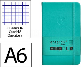TW71 : Caderno com elastico antartik capa dura a6 folhas qua...