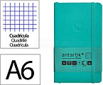 Caderno com elastico antartik capa mole a6 quadricula turquesa 100 folhas 80 gr fsc Caderno com elastico antartik capa mole a6 quadricula turquesa 100 folhas 80 gr fsc TX87