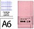 Caderno com elastico antartik capa mole a6 quadricula rosa pastel 100 folhas 80 gr fsc Caderno com elastico antartik capa mole a6 quadricula rosa pastel 100 folhas 80 gr fsc TY02 - imagem 1