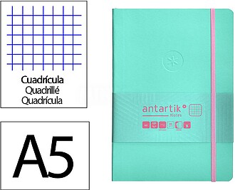 TY20 : Caderno com elastico antartik capa mole a5 folhas qua...