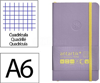 TY30 : Caderno com elastico antartik capa mole a6 quadricula...