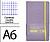 Caderno com elastico antartik capa mole a6 quadricula roxo e amarelo 100 folhas 80 gr fsc Caderno com elastico antartik capa mole a6 quadricula roxo e amarelo 100 folhas 80 gr fsc TY30 - imagem 1