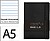 Caderno com elastico antartik capa mole a5 folhas linhas preto 80 folhas 80 gr fsc Caderno com elastico antartik capa mole a5 folhas linhas preto 80 folhas 80 gr fsc TX48 - imagem 1