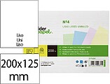 Cartao liderpapel para estudar liso cartolina de cores 180 gr 125x200mm embalagem de 200 unidades Cartao liderpapel para estudar liso cartolina de cores 180 gr 125x200mm embalagem de 200 unidades TC04